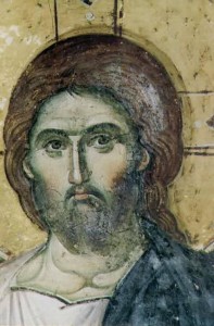 detail of Christ icon
